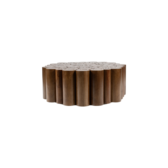 Round Jigsaw Tree Trunk Middle Table 2.0